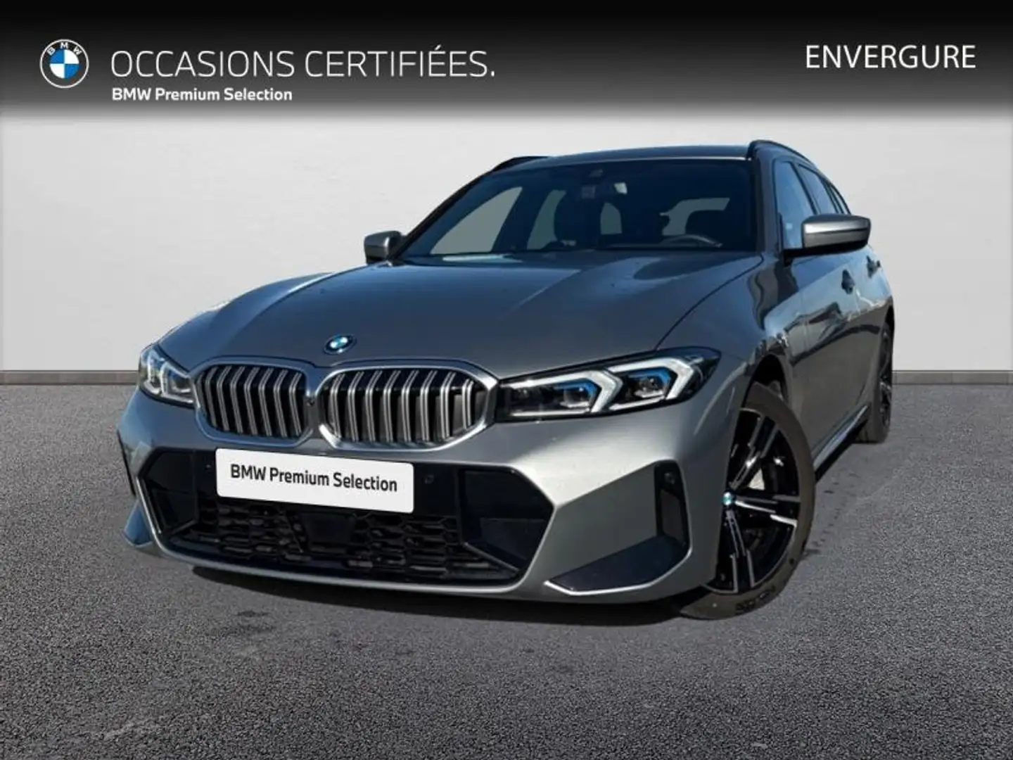 BMW 330 330eA 292ch M Sport Gris - 1