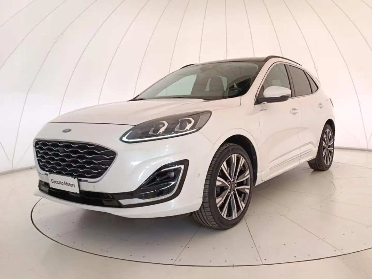 Ford Kuga 2.5 full hybrid Vignale awd 190cv e-shifter Bianco - 1