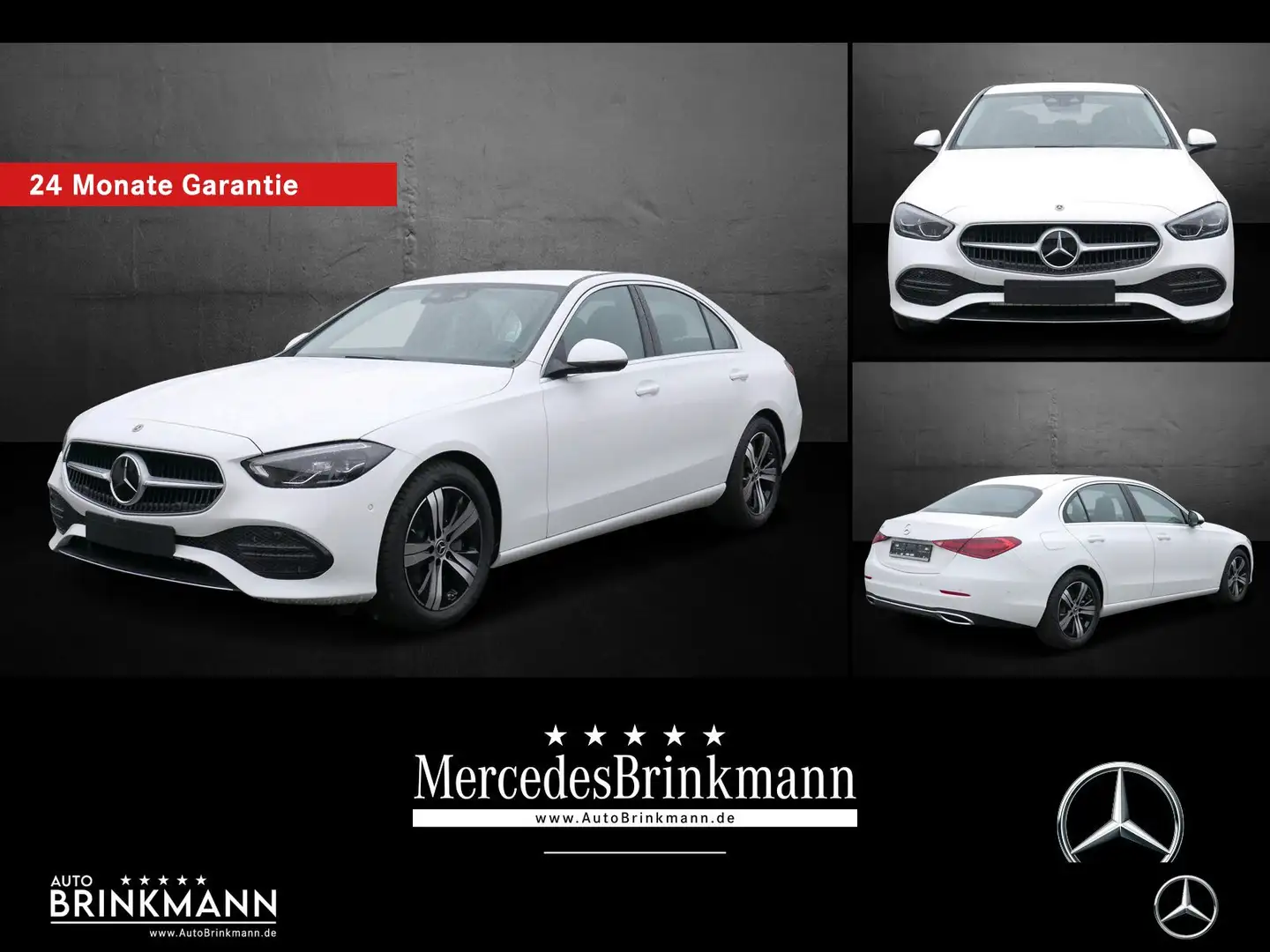Mercedes-Benz C 180 C 180 AVANTGARDE/LED/DISTRONIC/KAMERA/MBUX SHZ Weiß - 1