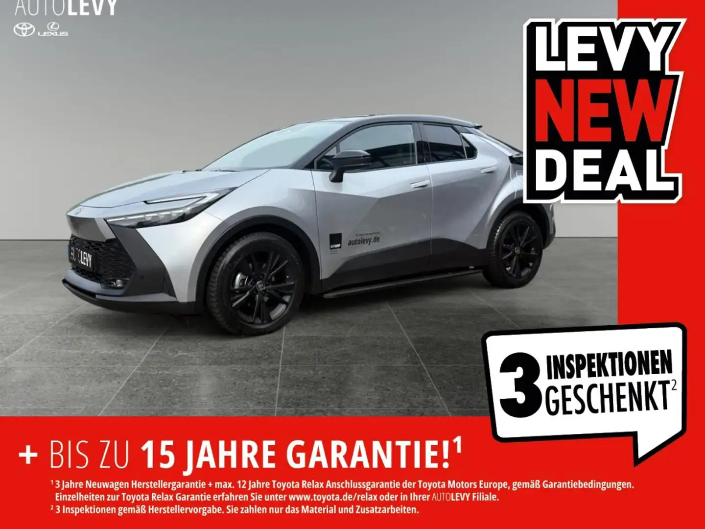 Toyota C-HR - 1.8 l Hybrid Teamplayer *CARPLAY*KAMERA* Silber - 1