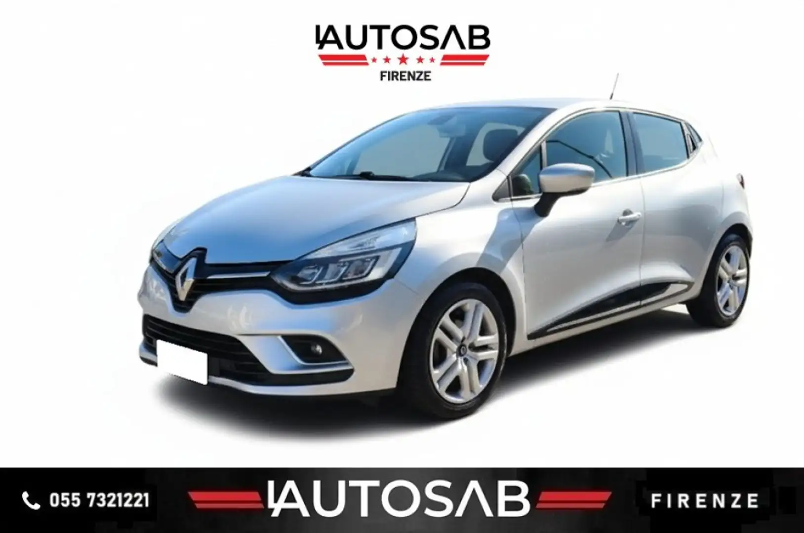 Renault Clio dCi 8V 75CV S&S 5 P. Energy Intens Neopat. Uniprop Silber - 1