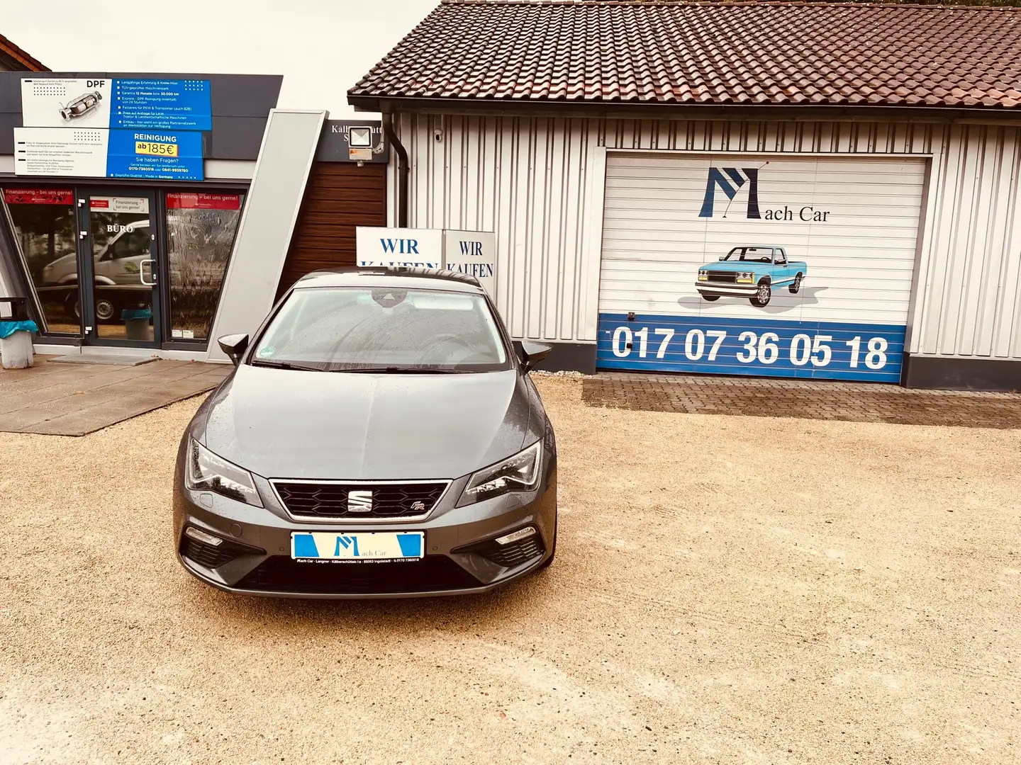 SEAT Leon FR*WENIG KM*TÜV NEU*SCHECKHEFT KOMPLETT* Gris - 1