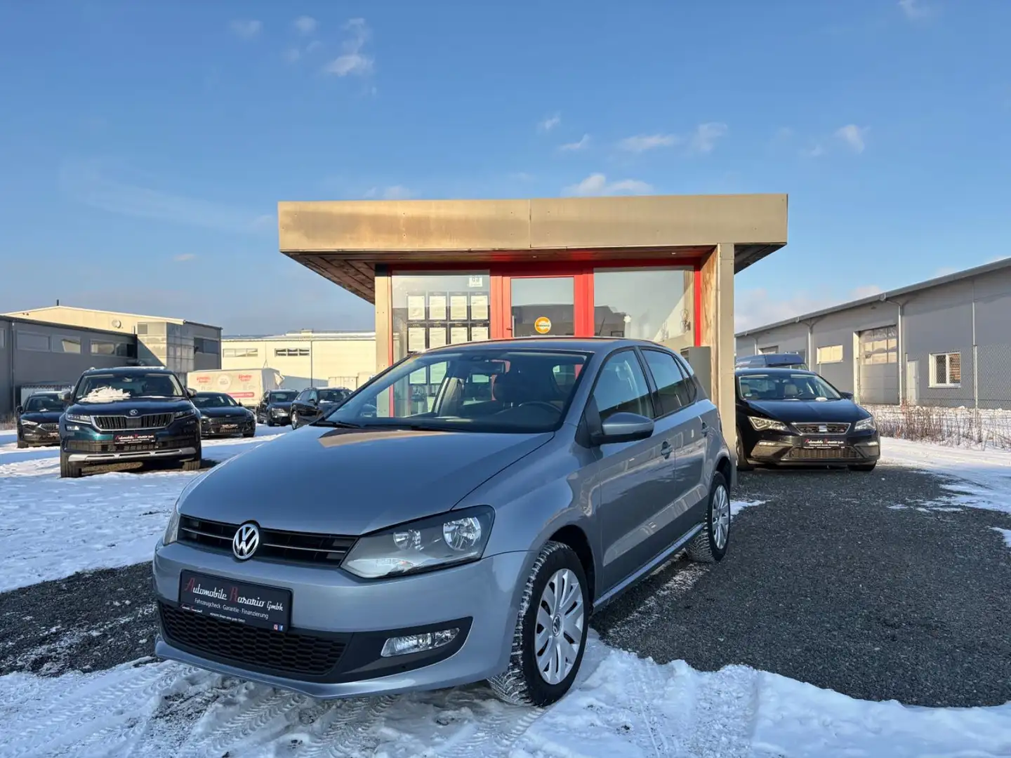 Volkswagen Polo V Team 39500 km SHZ 1. Hand Grau - 1