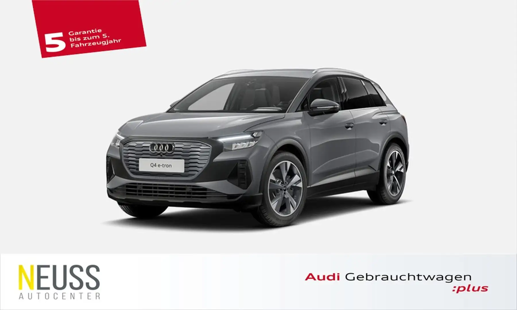 Audi Q4 e-tron 45 AHK+NAVI+GRA+LED+PRIVACY+WÄRMEPUMPE Grau - 1