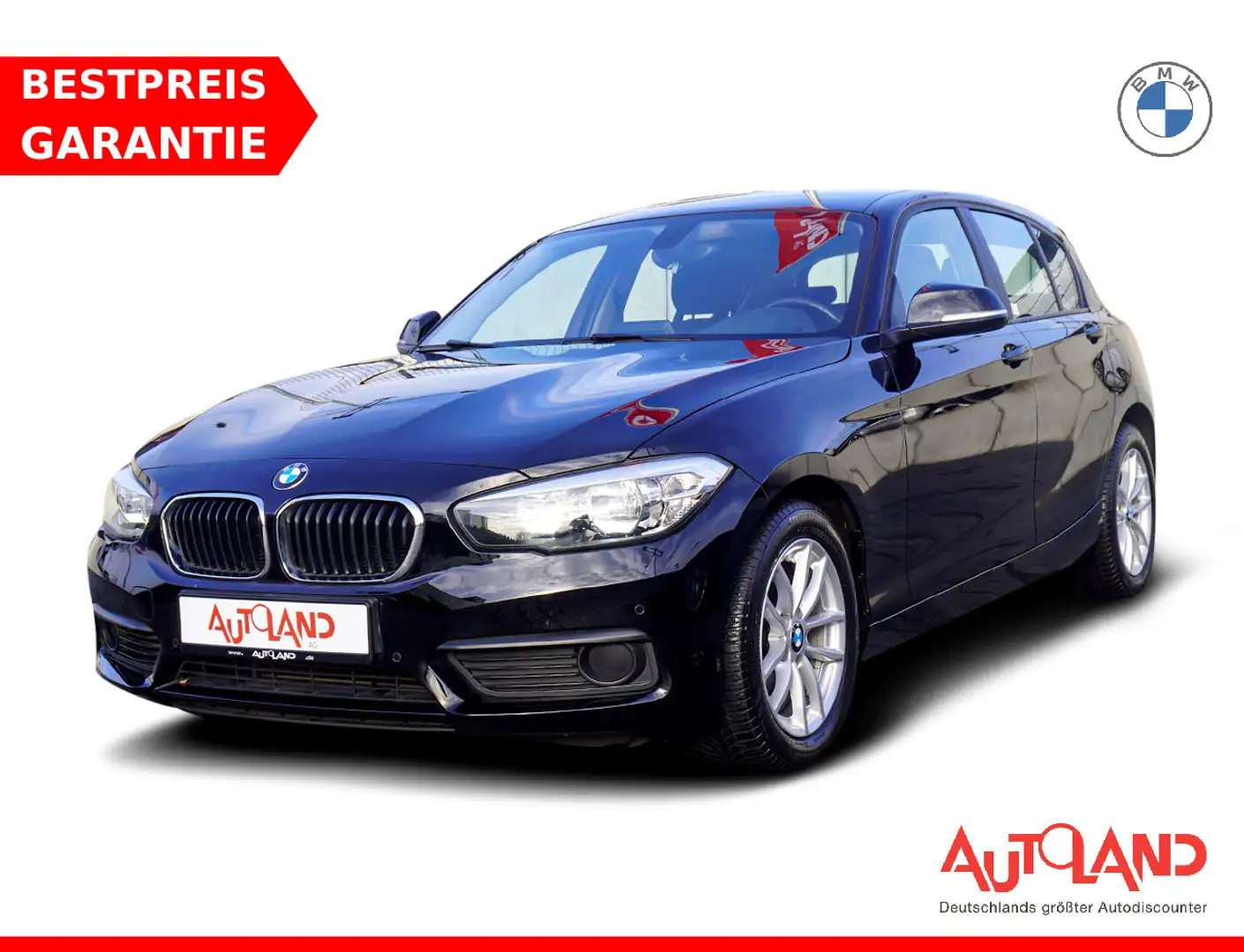 BMW 118 118i Advantage Schwarz - 1