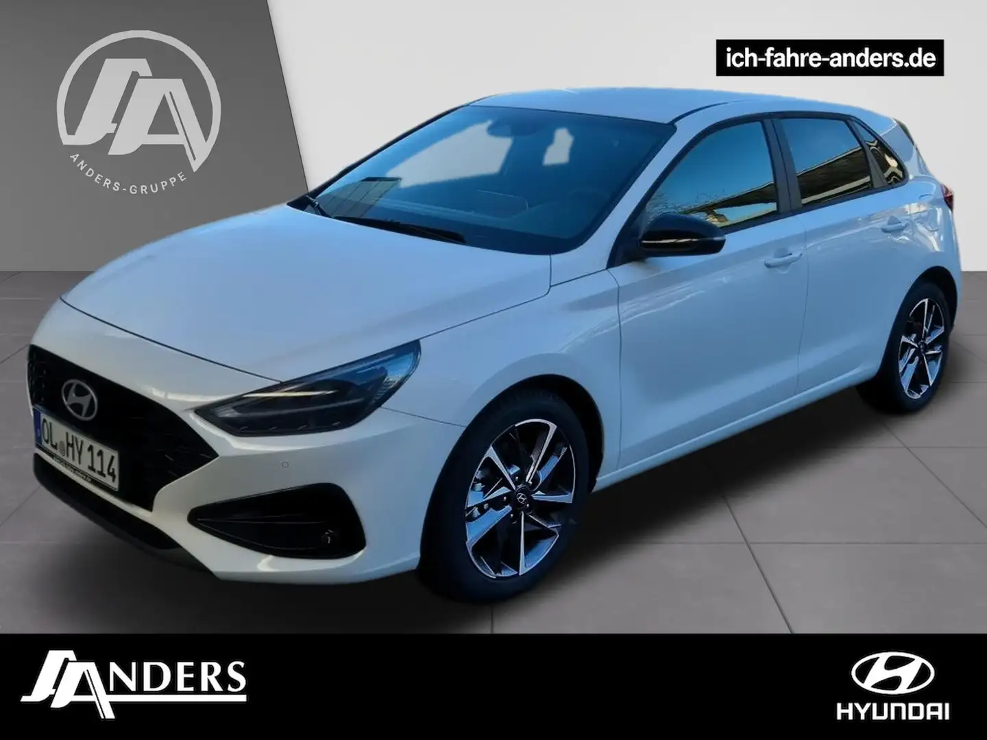 Hyundai i30 MY25 1.0 T-GDI Aut. ADVANTAGE +Navi+Kamera Wit - 1