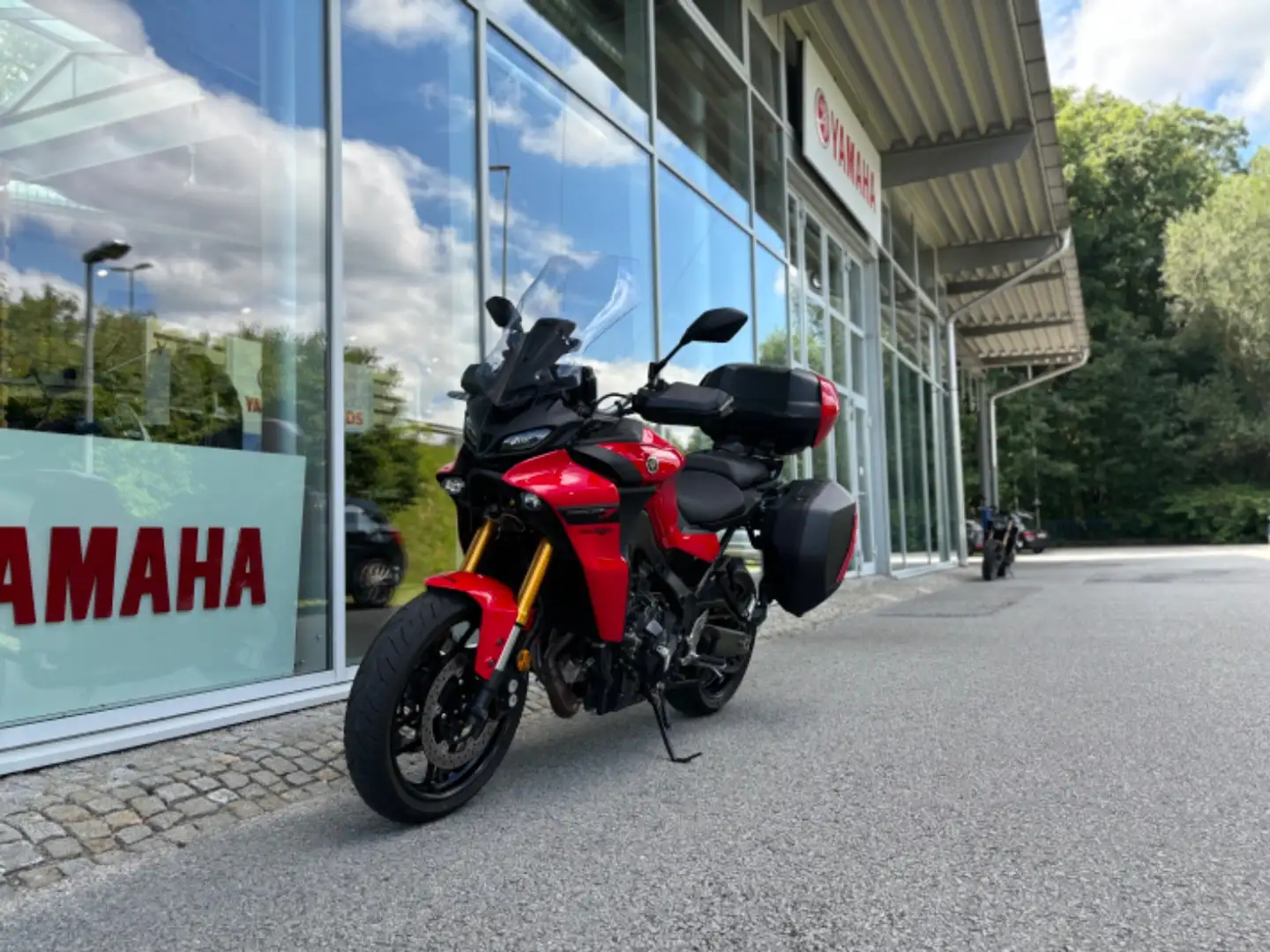 Yamaha Tracer 9 GT Seitenkoffer, Topcase Червоний - 2