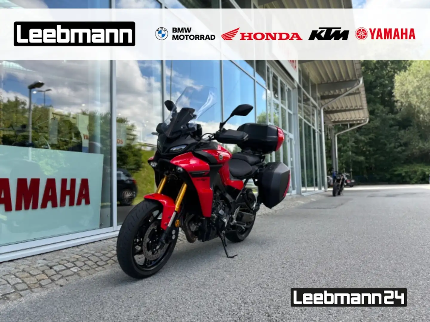 Yamaha Tracer 9 GT Seitenkoffer, Topcase Червоний - 1
