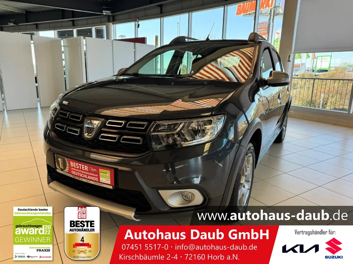 Dacia Sandero II 0.9 TCe 90 Stepway Prestige+AHK+Navi+ Grau - 2