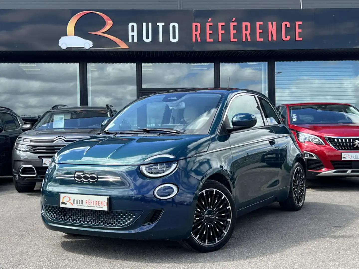 Fiat 500e E 118CH LA PRIMA 1ERE MAIN / CAMERA / CARPLAY Bleu - 1