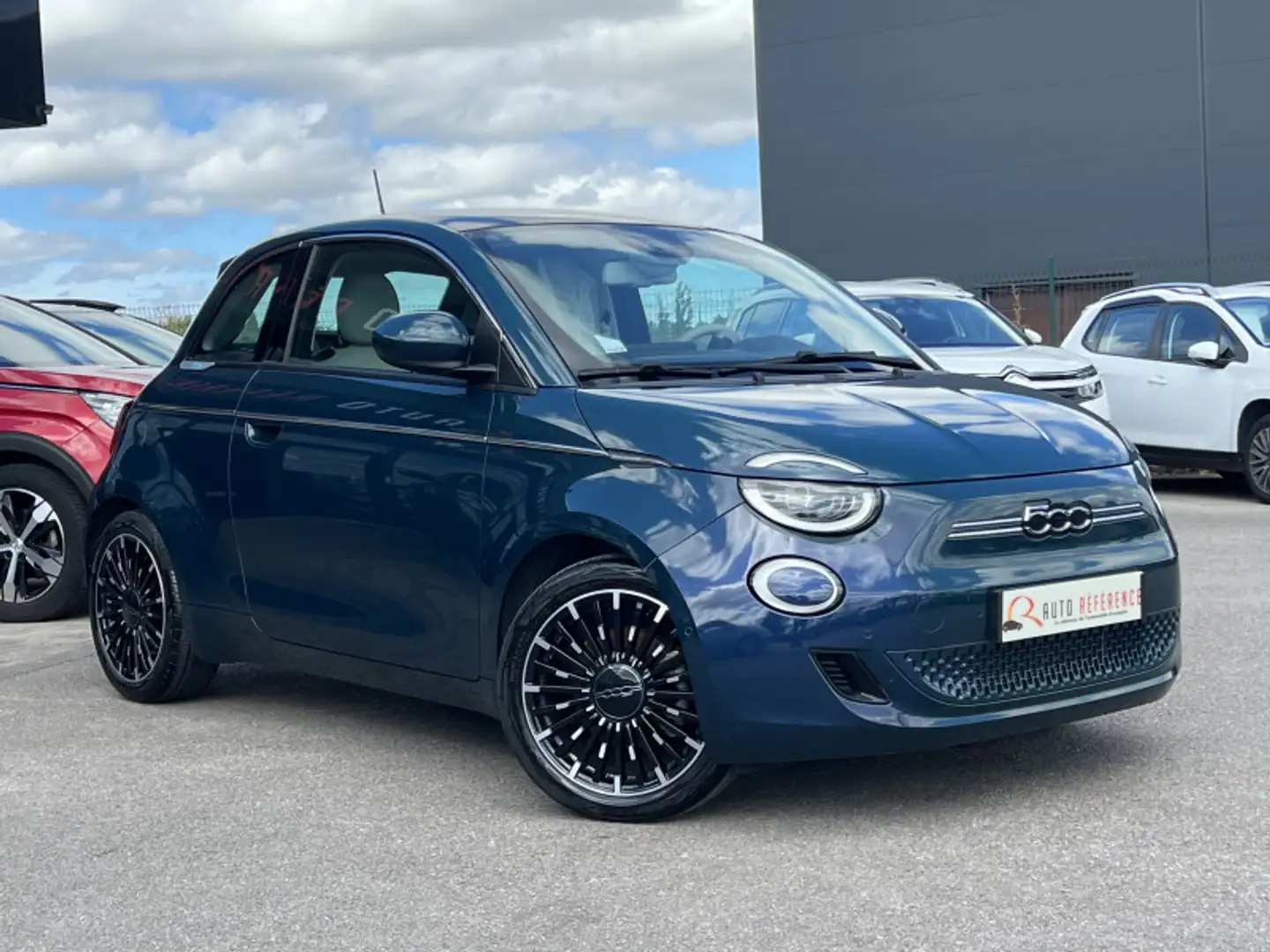 Fiat 500e E 118CH LA PRIMA 1ERE MAIN / CAMERA / CARPLAY Bleu - 2