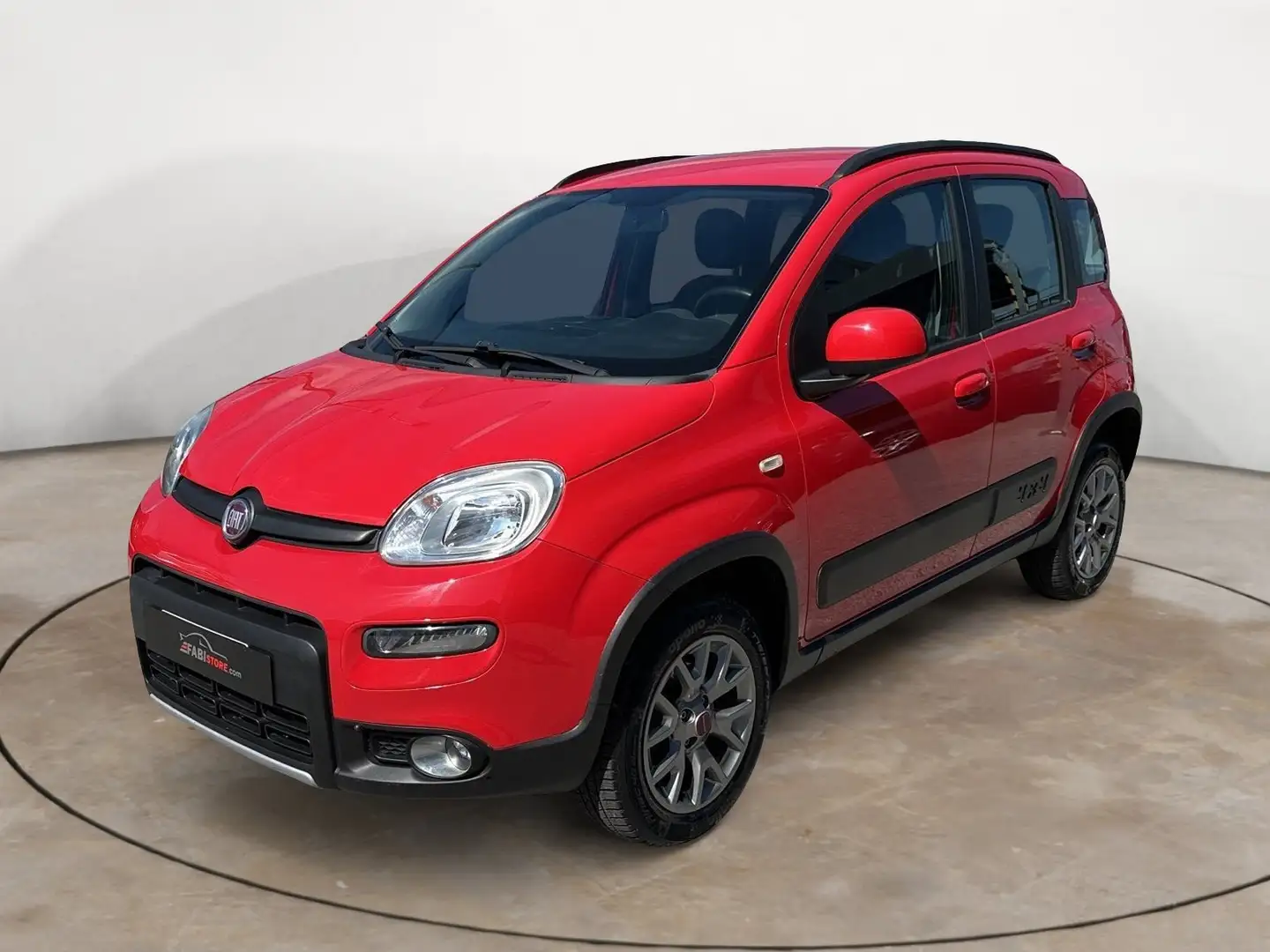 Fiat Panda 1.3 Mjet 95 Cv 4x4 5 POSTI Lounge - Bluetooth, Ce Rojo - 2