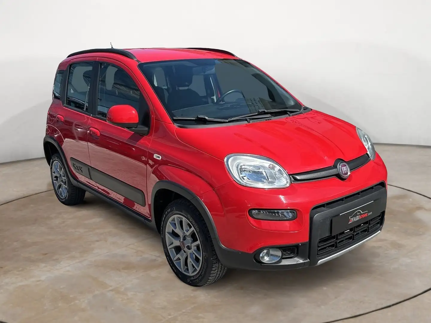 Fiat Panda 1.3 Mjet 95 Cv 4x4 5 POSTI Lounge - Bluetooth, Ce Rojo - 1