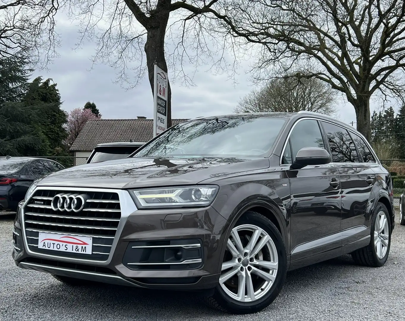 Audi Q7 3.0 TDi V6 ultra Quattro Tiptronic S line 7-Zitpl! Brun - 1