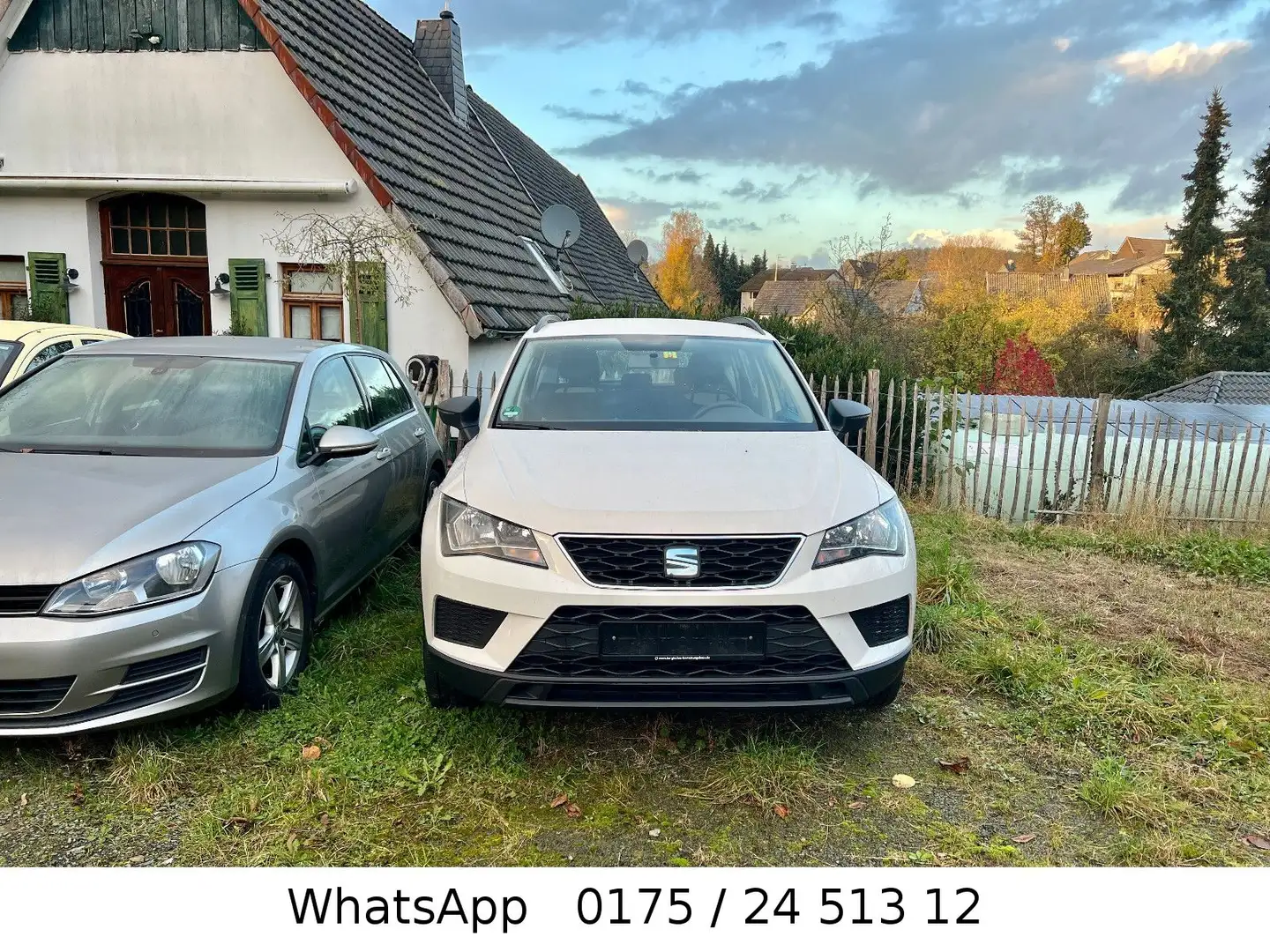 SEAT Ateca Reference TDI  Klima Alu 1.Hand Weiß - 1