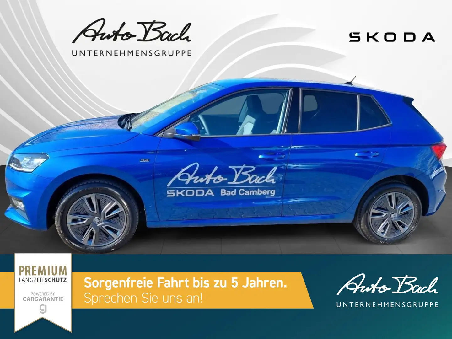 Skoda Fabia Tour 1.0 TSI 70 kW 5-Gang-Schaltgetriebe Blau - 2