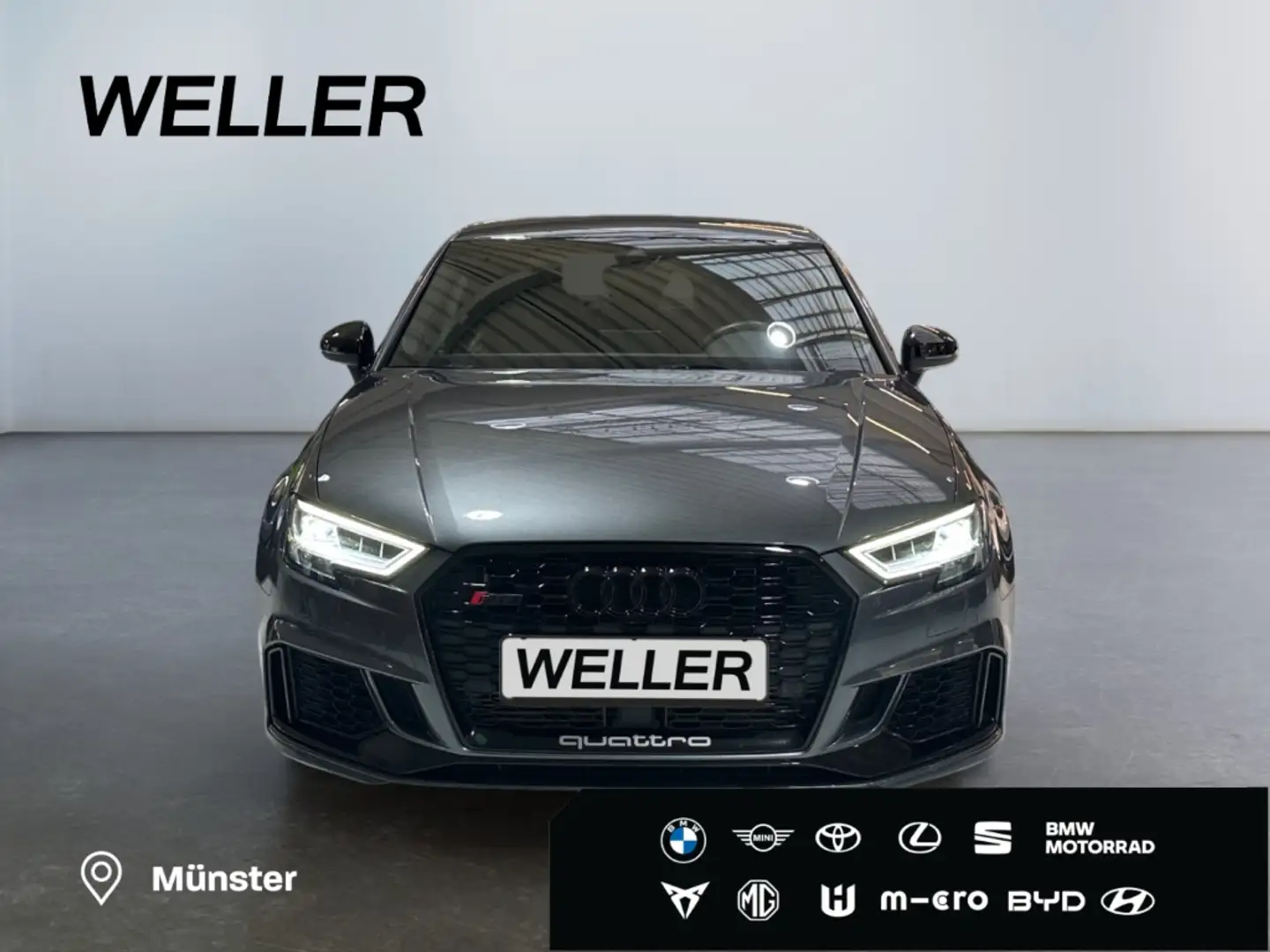 Audi RS3 Limo  *Matrix*SportAga**B&O*RCam*Optik Black* Grau - 2