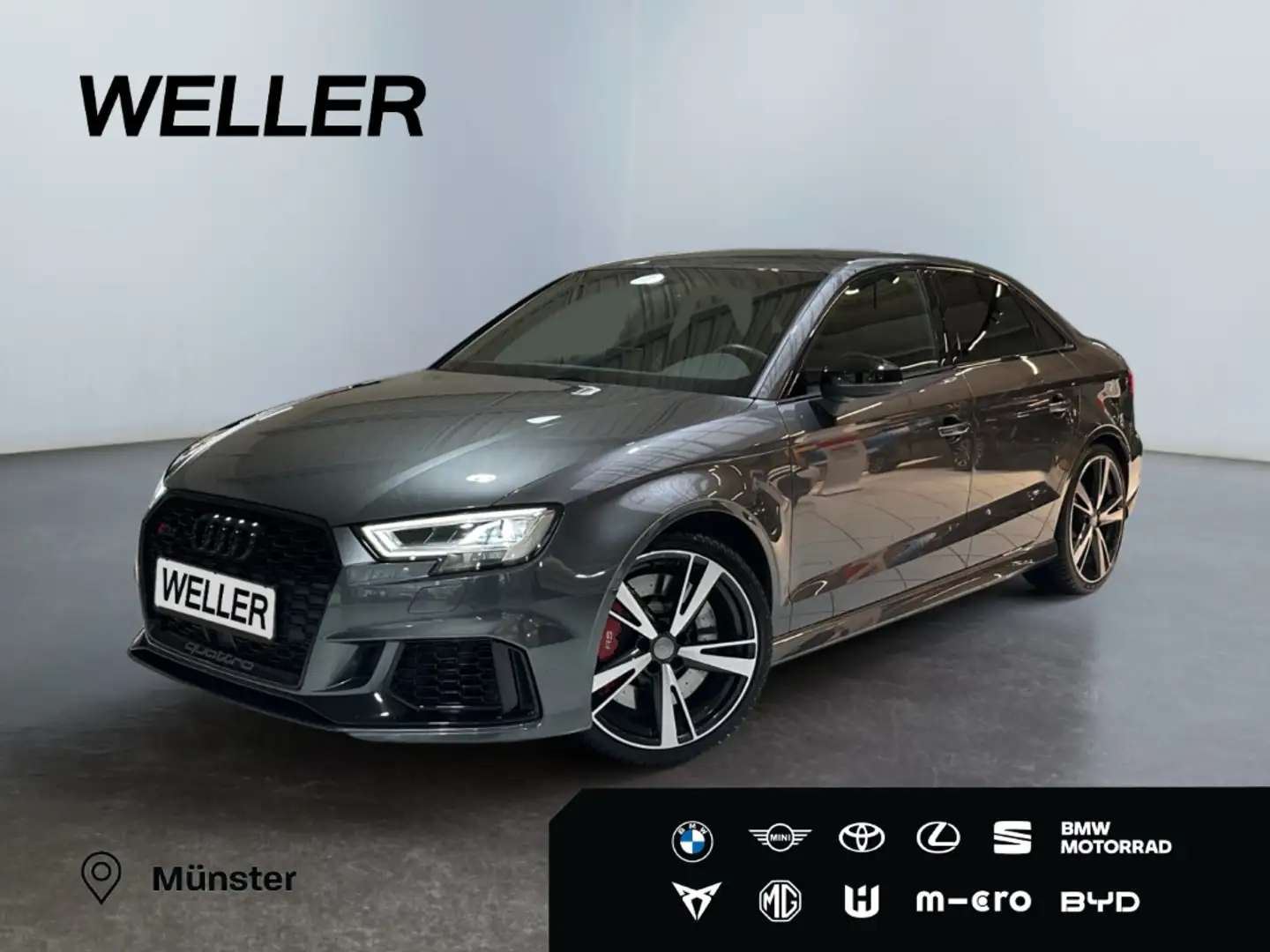 Audi RS3 Limo  *Matrix*SportAga**B&O*RCam*Optik Black* Grau - 1