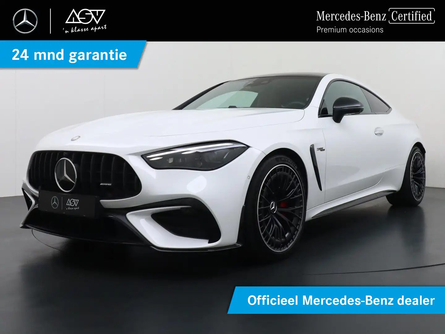 Mercedes-Benz CLE 53 AMG Coupé 4MATIC+ achteras besturing, Luchtvering, Pre Weiß - 1