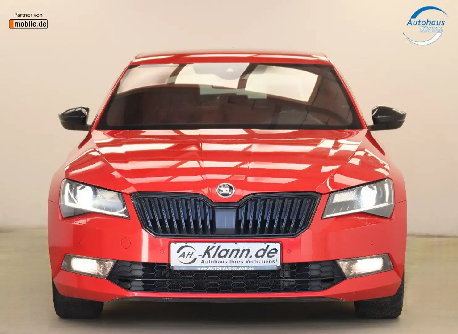 Skoda Superb 2.0TSI 220PS DSG Sportline Ambition ACC Czerwony - 2