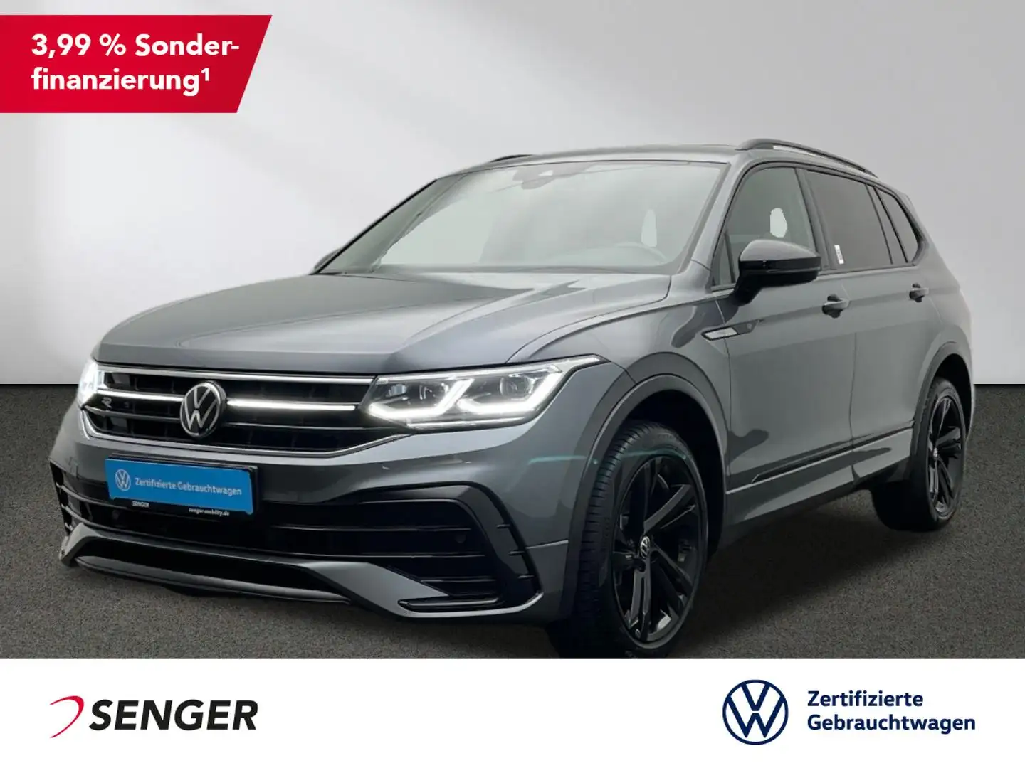 Volkswagen Tiguan Allspace R-Line 2.0 TDI 4M CarPlay Matrix Gris - 1