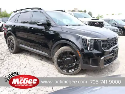 Black 2025 Kia Sorento SUV / Crossover All-Wheel Drive 8-Speed Automatic