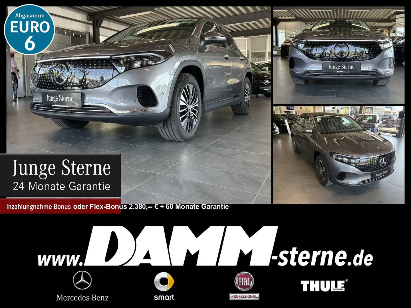 Mercedes-Benz EQA 300 EQA 300 4M Electric Art Adv.+/MEMORY/AHK/+ Flex Grau - 1