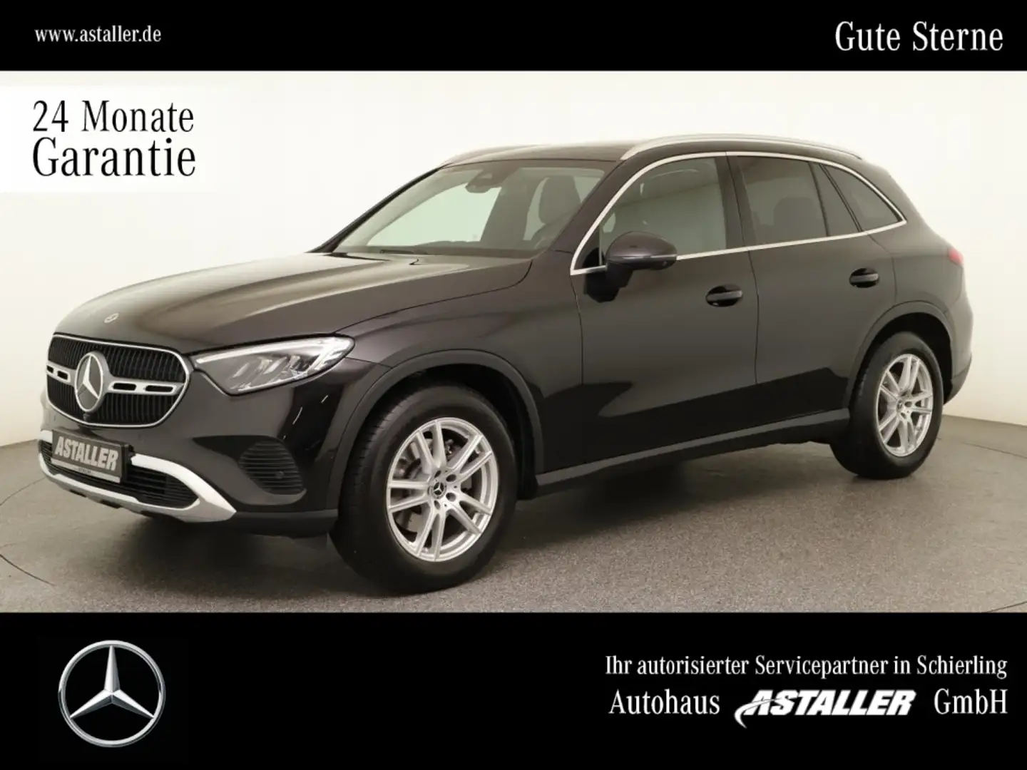 Mercedes-Benz GLC 200 4M Avantgarde 2x LED+18"+Pano+WiPa+360° Schwarz - 1