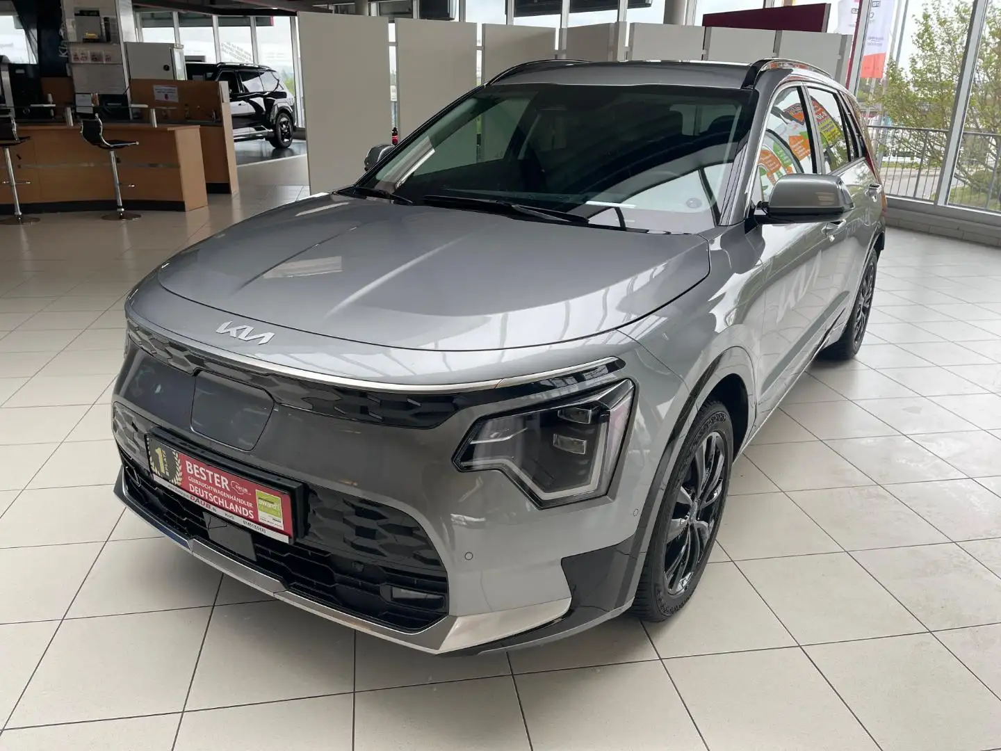 Kia Niro EV Ins + DW + Tec + Rex + Dt.FZG!!! Grau - 1