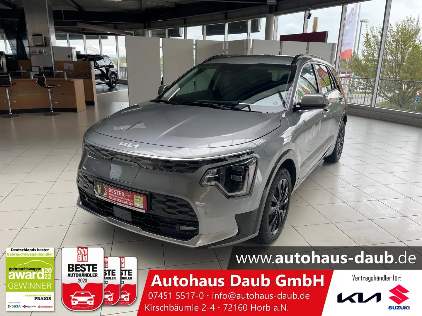 Kia Niro EV Ins + DW + Tec + Rex + Dt.FZG!!! Grau - 2