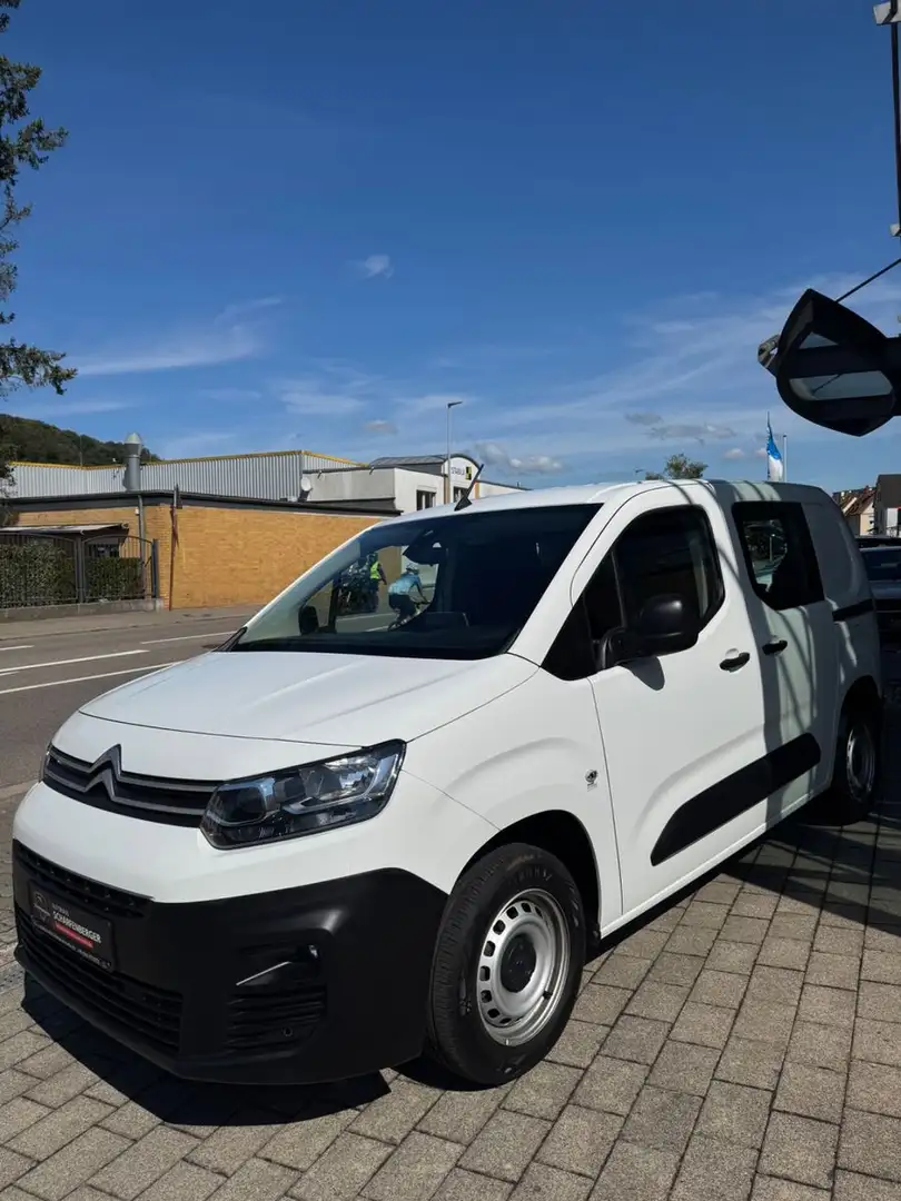 Citroen Berlingo Kasten Club M/L1+NAV+AHK+TOP Weiß - 1
