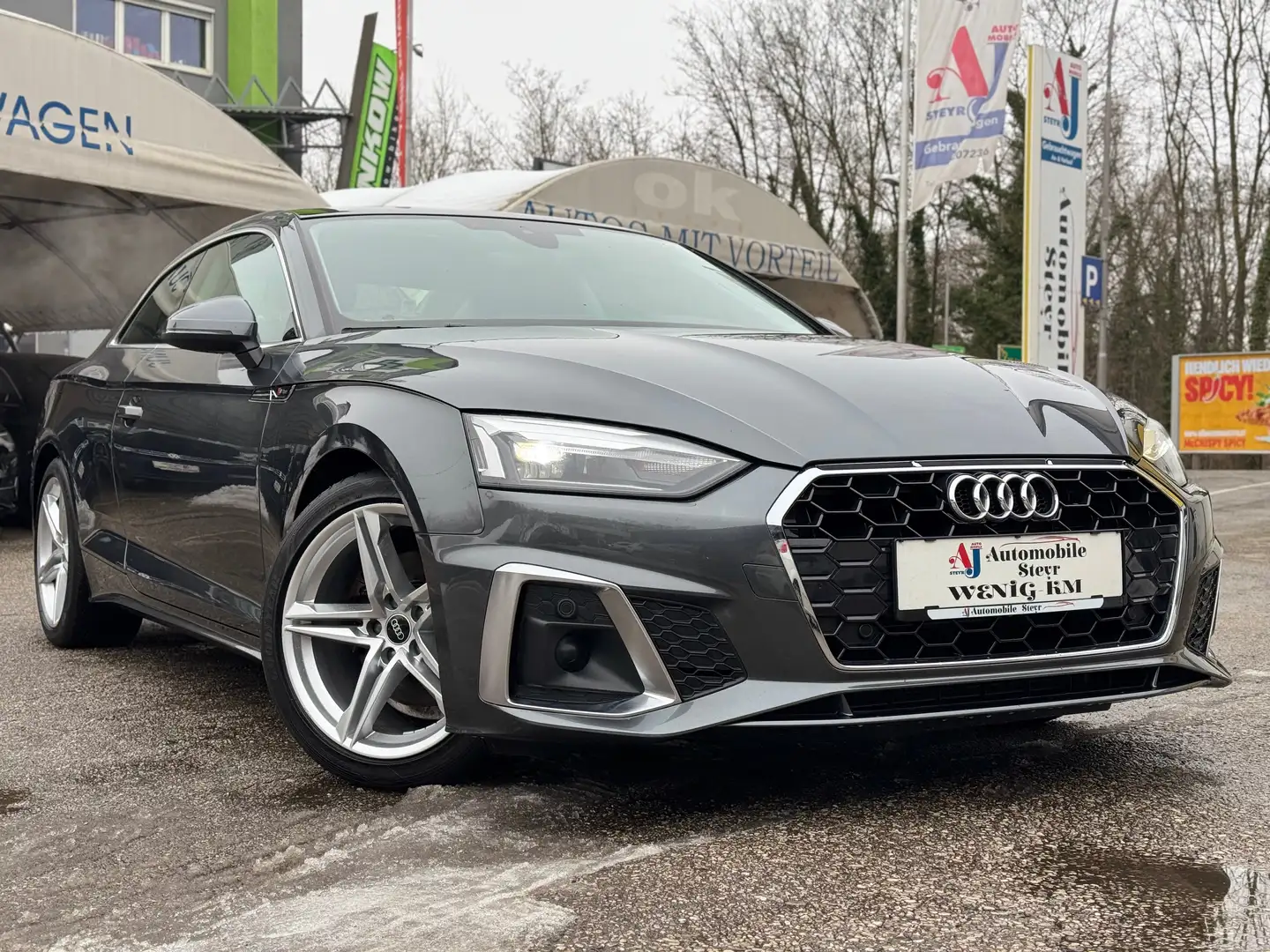 Audi A5 Coupé 35 TDI Sport S-tronic+S-line+Navi+Kamera Grau - 1