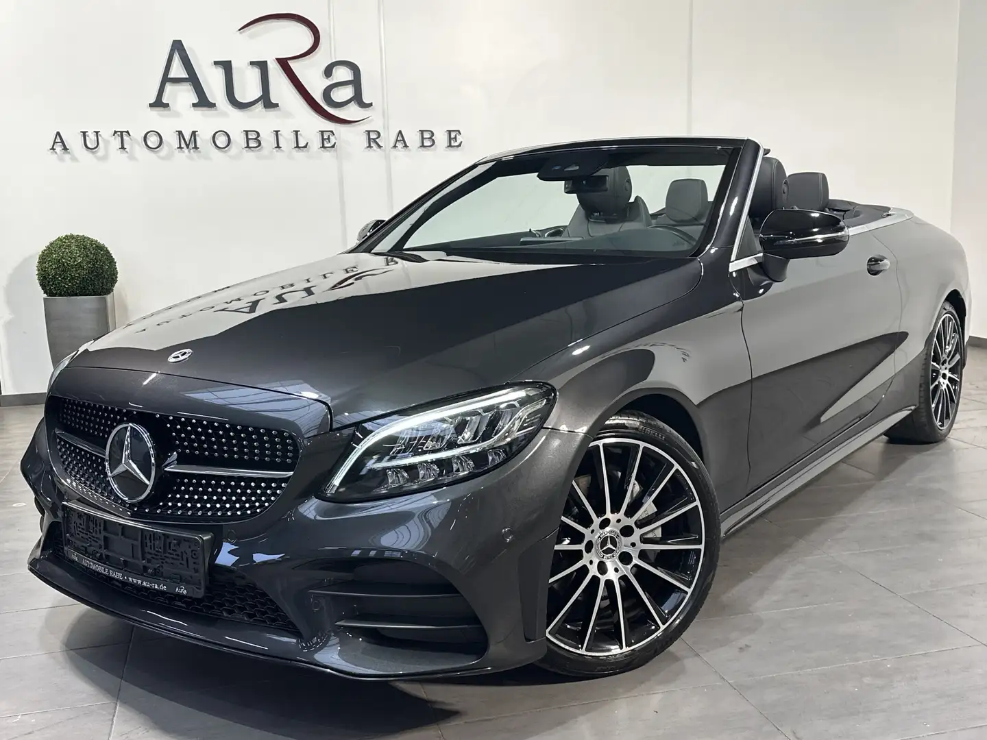 Mercedes-Benz C 220 Cabrio AMG-Line NAV+LED+ACC+KAM+VCOCKPIT Grau - 1