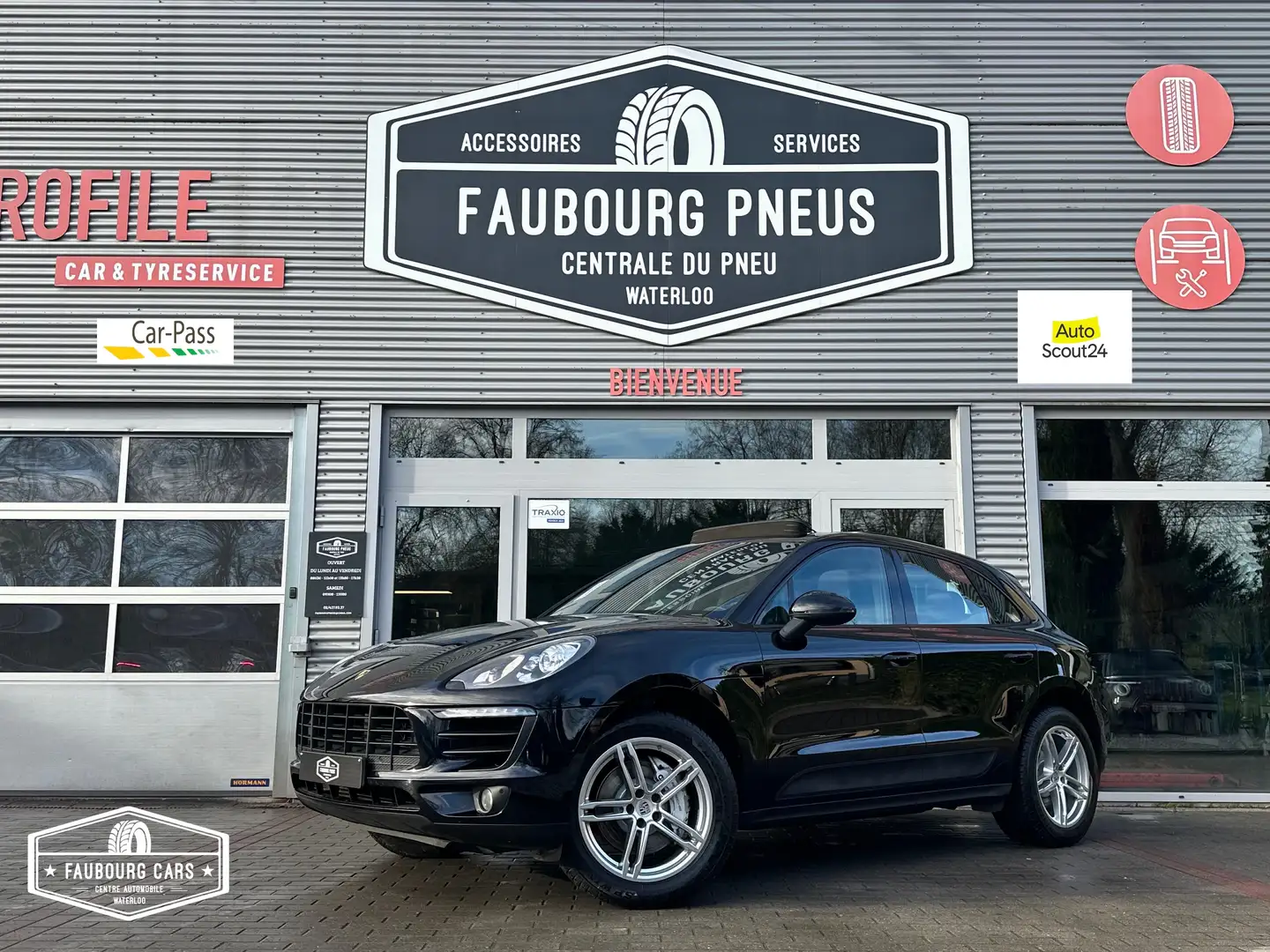 Porsche Macan *1-PROPRIET/1-OWNER*HISTO-100%-PORSCHE*PANO*NAVI* Zwart - 1