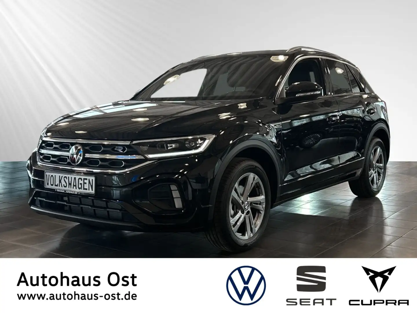 Volkswagen T-Roc R-Line 1.0 l TSI Klima Rückfahrkamera Sitzheizung Schwarz - 1