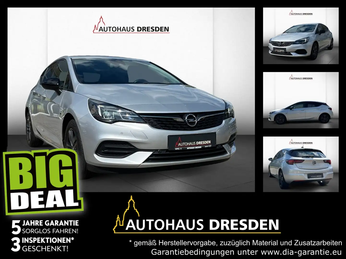 Opel Astra K 1.2 Turbo 2020 LED+Navi+Winterp.+LM Plateado - 1