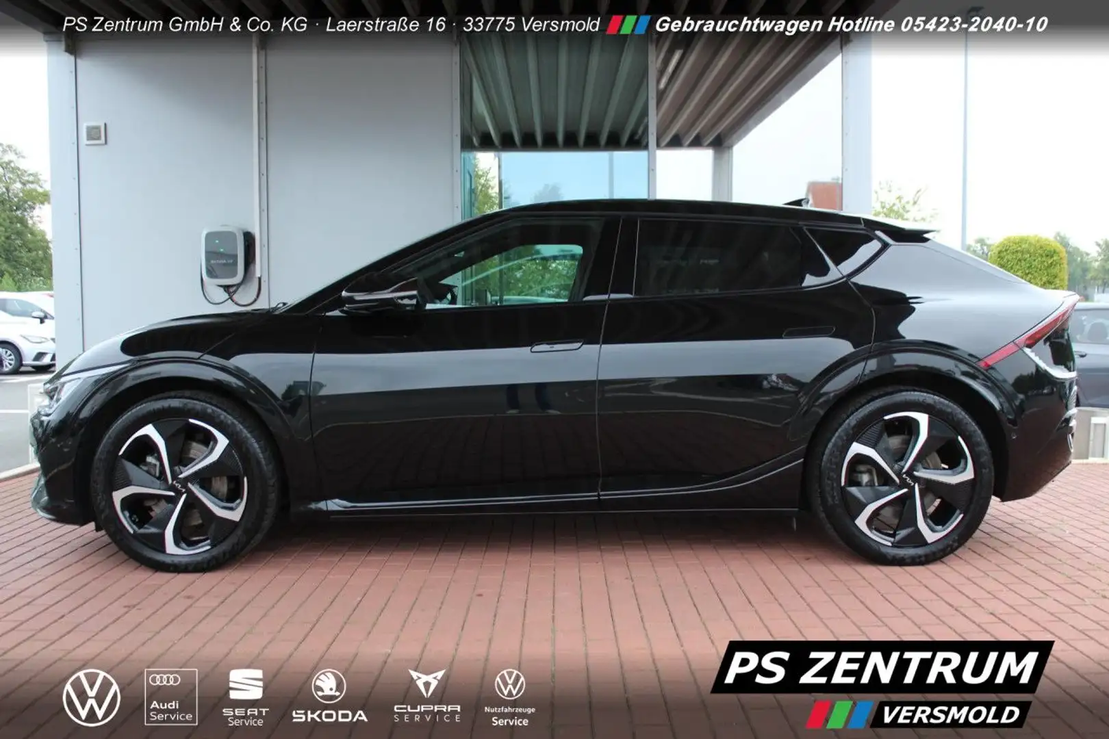 Kia EV6 Elektro 77,4 kWh GT Line 4WD Standh. SD 360 Noir - 2