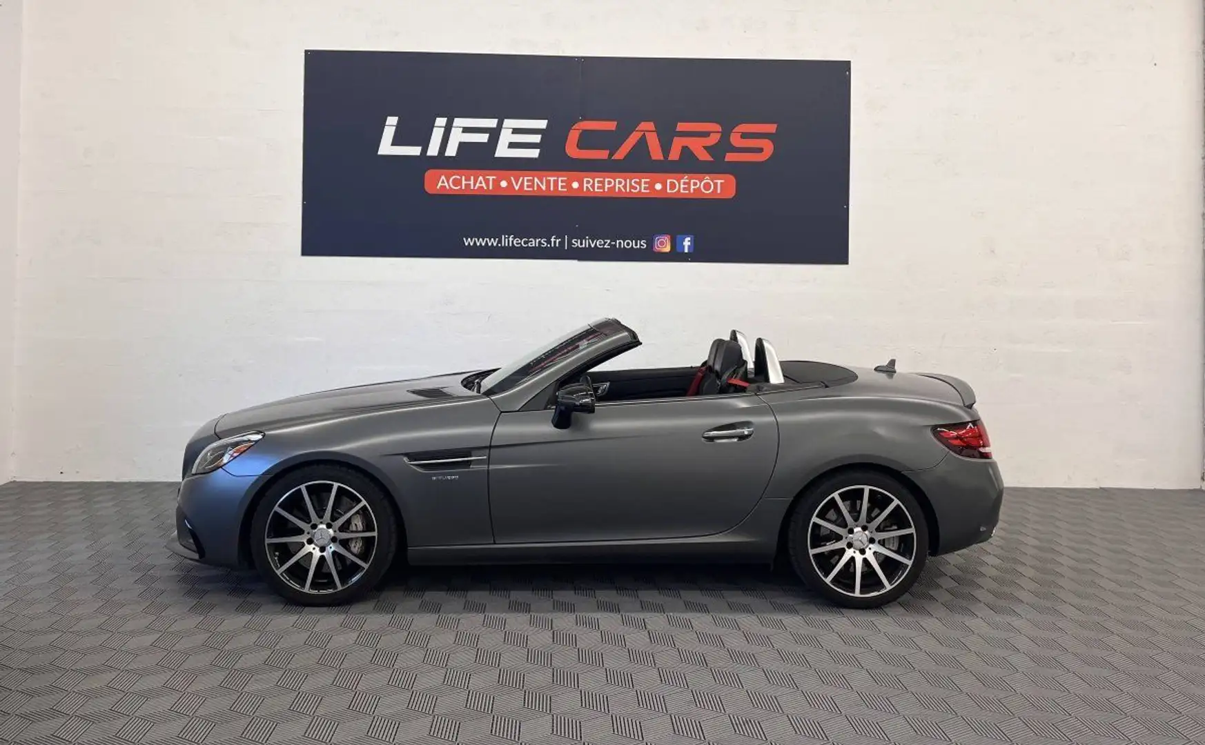 Mercedes-Benz SLC 43 AMG Mercedes 43 367ch AMG 9G-Tronic / HARMAN KARDON /  Gris - 2