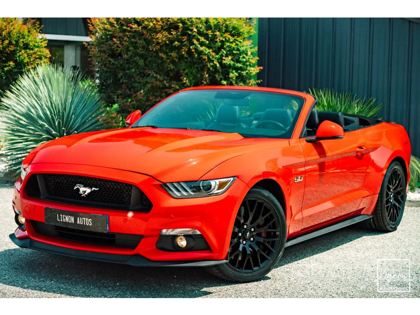 Ford Mustang Mustang 5.0 v8 GT Cabriolet 421 ch Boite Automatiq Rouge - 1