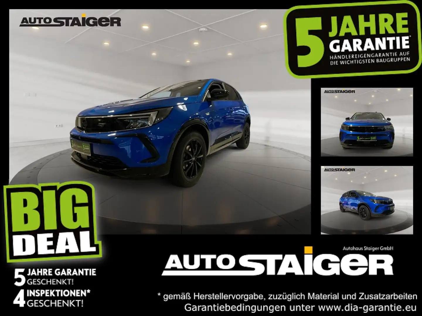 Opel Grandland GS Line AHK, Navi, Winterpaket, Kamera, Blau - 1