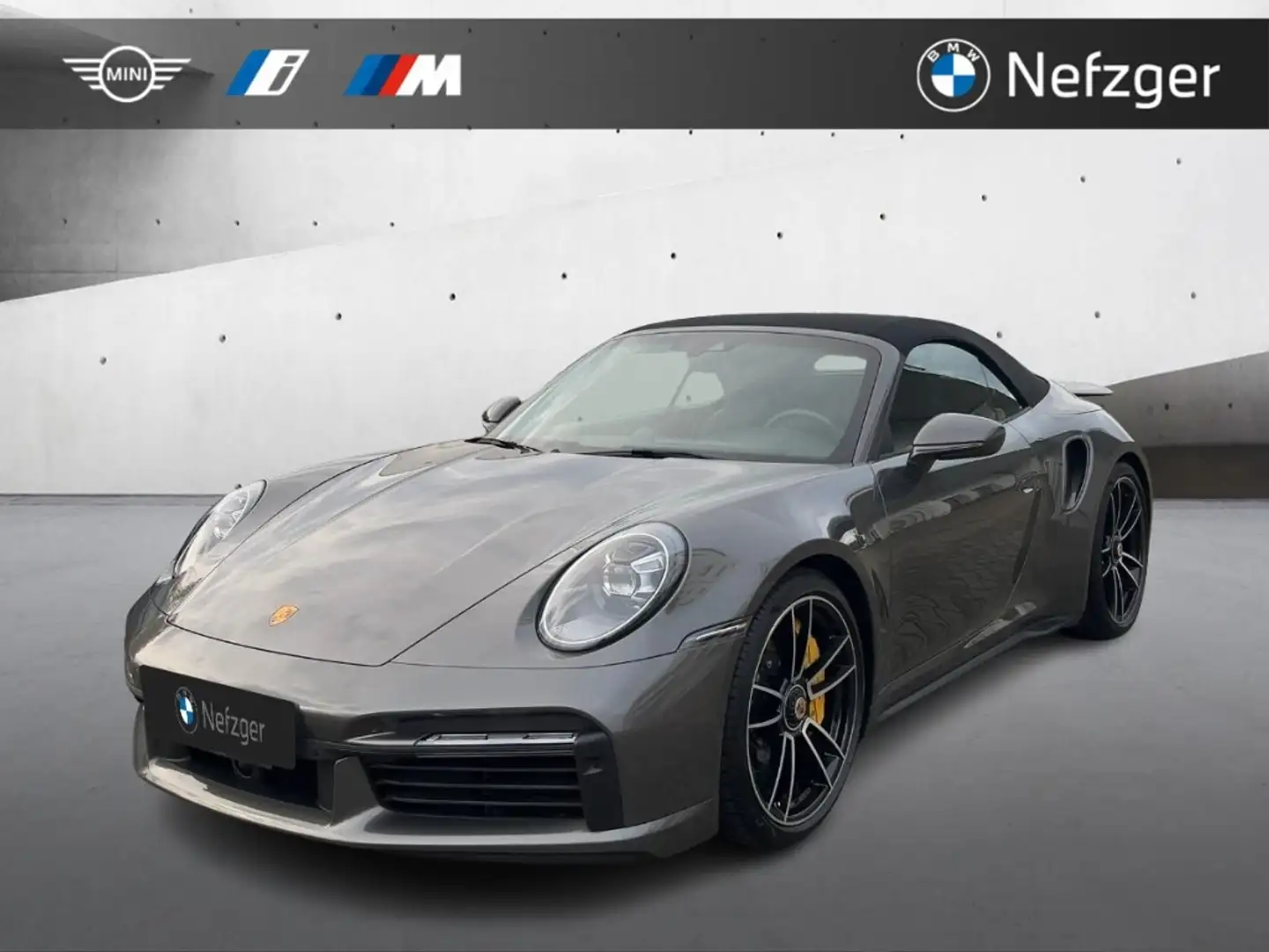Porsche 911 Turbo S Cabriolet Ceramic b. RFK Top Sport Grau - 1