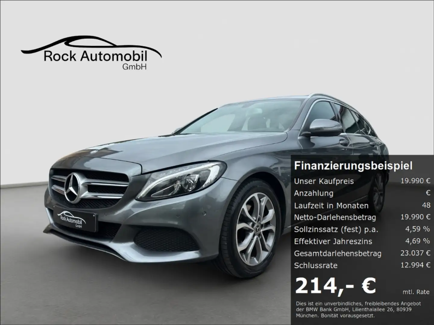 Mercedes-Benz C 220 d T 9G LED Navi 2.Hand *Garantie* Grau - 1