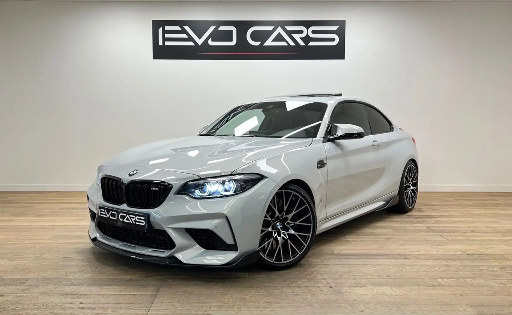 BMW M2 Compétition 3.0 410 ch DKG Française / Echapp Fi Exhaust / Accès confort / HK /TO / Camera Gris - 1