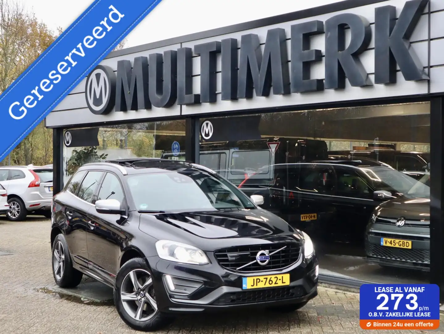 Volvo XC60 2.0 D4 R-Design, Leder, Panodak, Trekhaak, Xenon Noir - 1