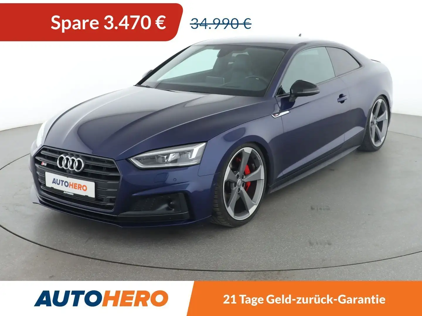 Audi S5 3.0 V6 TFSI quattro Aut.*NAVI*HEAD-UP*LED*ACC*CAM* Blau - 1