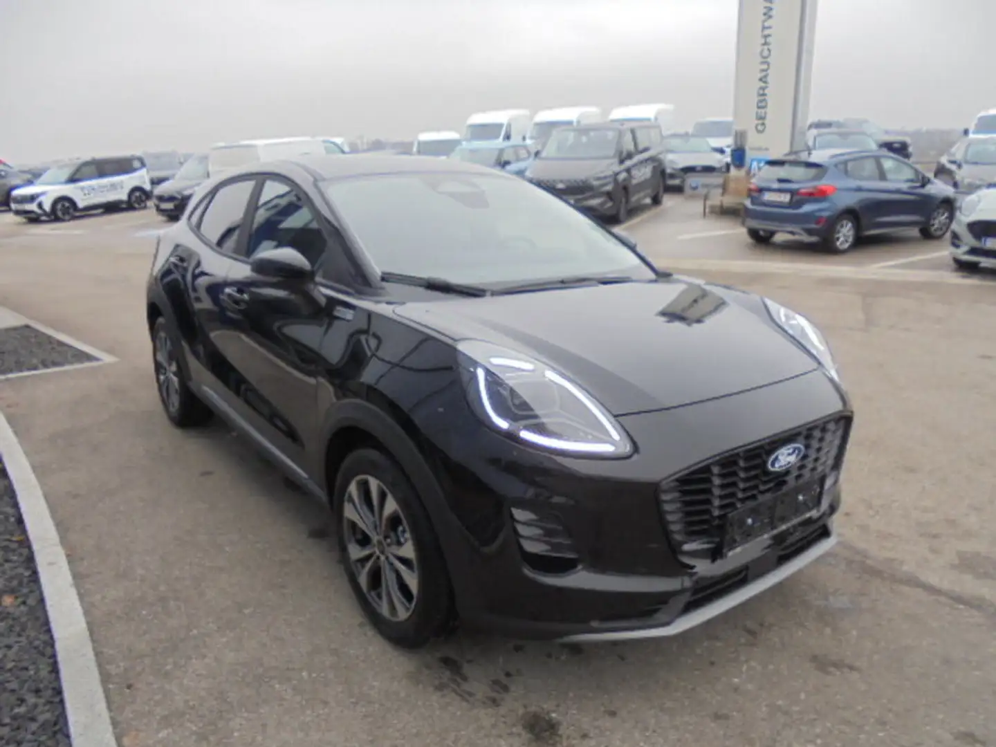 Ford Puma Titanium 125PS Benzin mHEV bei LEASING Schwarz - 2