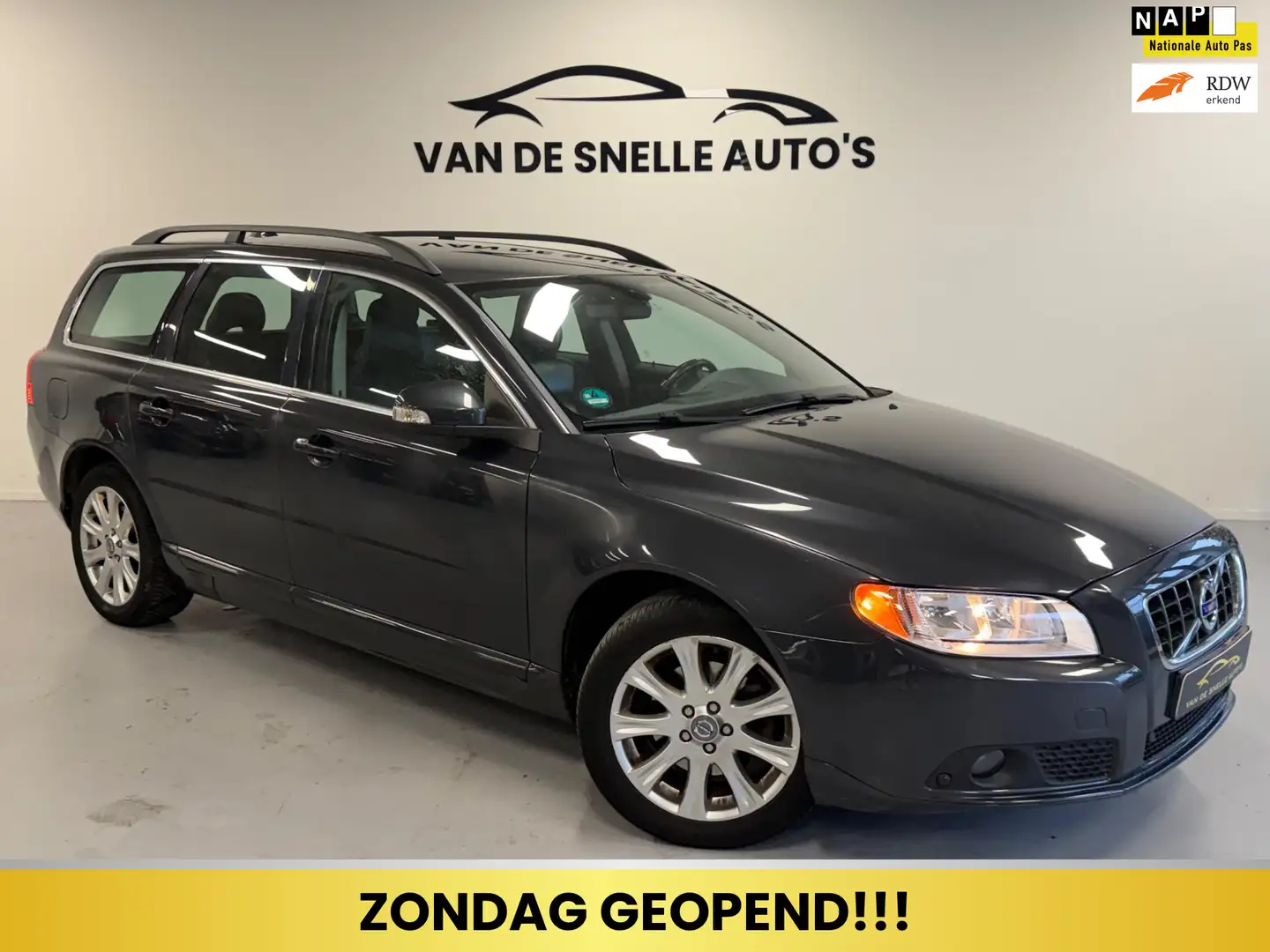 Volvo V70 2.0D 1eEIGENAAR/EURO5/NAP/VOLLEDER/STOELVERWARMING Gris - 1