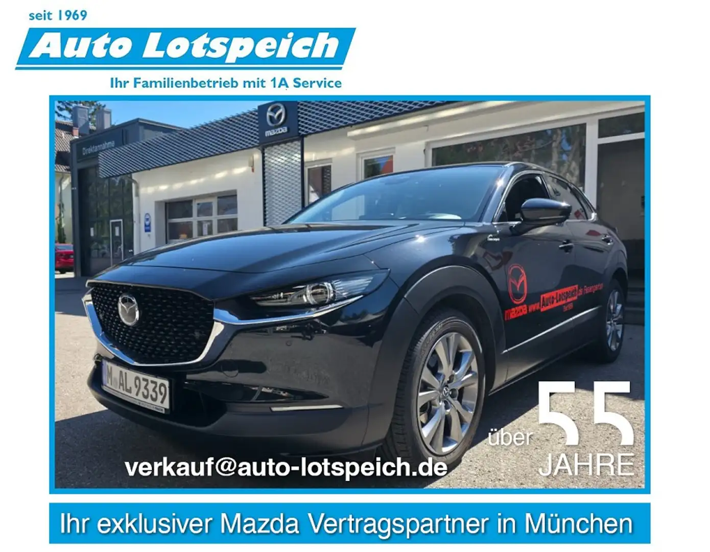 Mazda CX-30 2.5L e-SKYACTIV G 140ps Sitzheizung, Rückfahrkamer Schwarz - 1