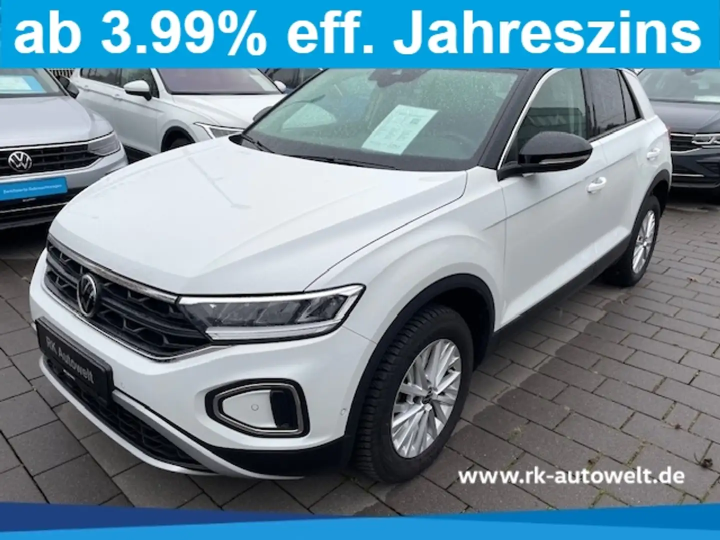 Volkswagen T-Roc 1.5 TSI Navi digitales Cockpit LED 2-Zonen-Klimaau Blanco - 1