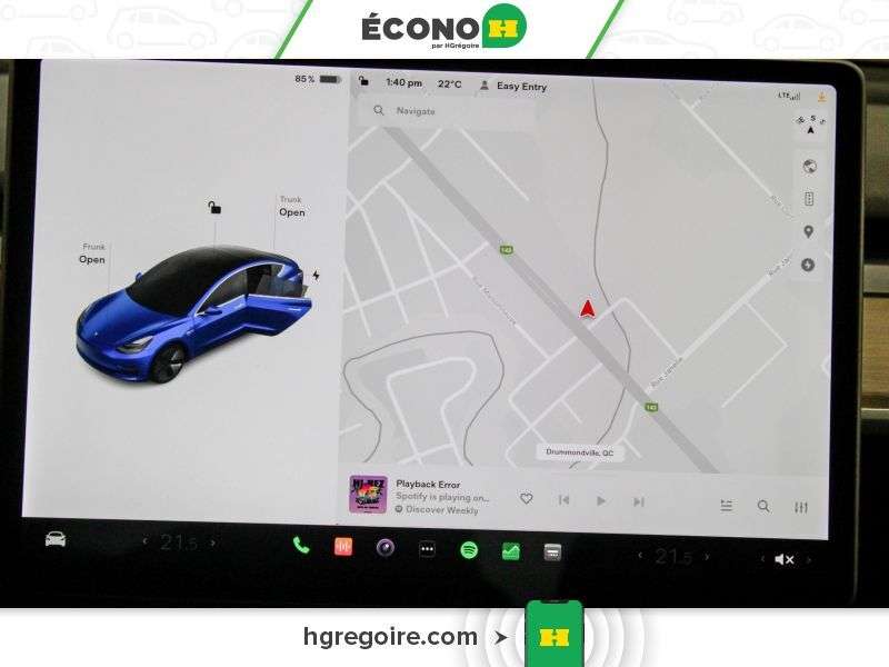 2018 Tesla Model 3 Long Range RWD 500km d'autonomie, Enhanced Autopil thumb 15